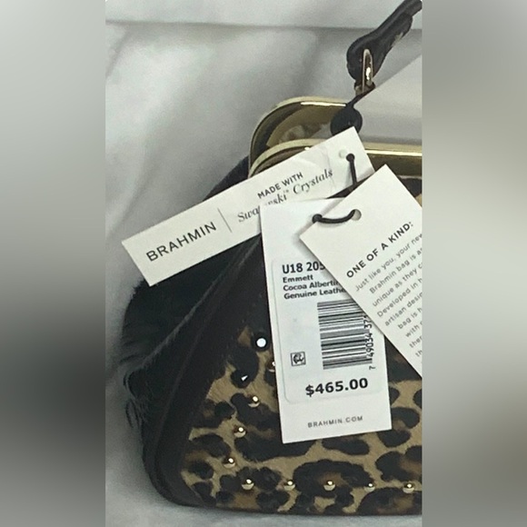 NWT Brahmin Emmett Albertina Embossed Leather Versatile Clutch and Crossbody - Picture 12 of 16